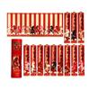 12Pcs/Set Chinese Style Draw Lots Red Envelope Lucky Draw Red Pockets  Spring Festival Gift