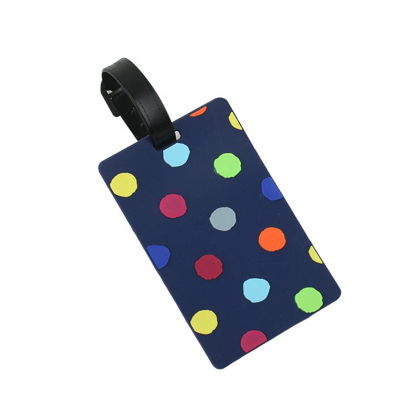 1pc Cartoon Animal PVC Luggage Tag Women Men Holiday Travel Accessories Suitcase Tags Name ID Address Lable Travel Luggage Tags