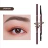 Double Head Eyebrow Pencil Small Triangle Slim Long-lasting Waterproof and Sweat Proof Natural Three-dimensional Color Student Makeup Beauty Products