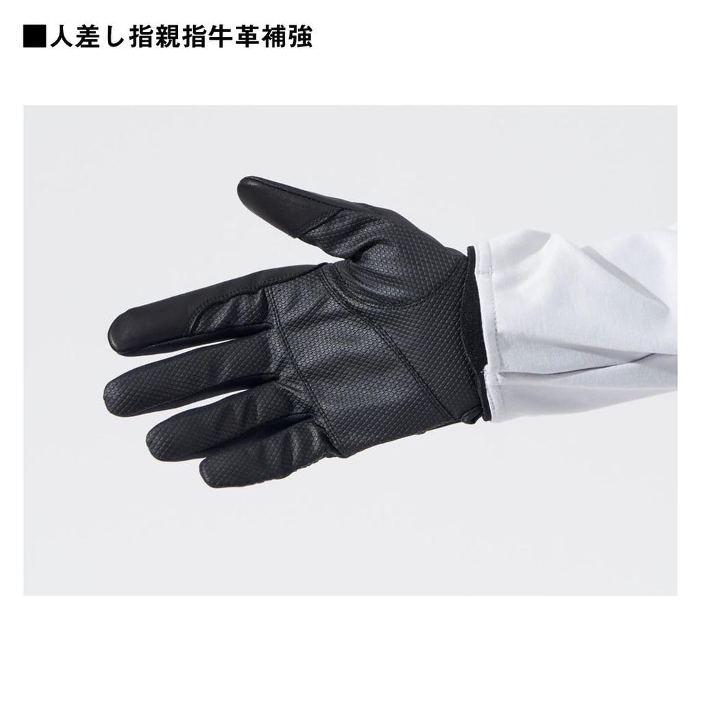 Black L [Daiwa] Wear/Gloves DG-7124W
