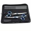 6" Professional Pet Scissors Pet Dog Grooming Kits Curved Shears Set Scissors