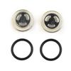 Sight Glass Len & Rubber Gasket 2pack Bike Motorcycle