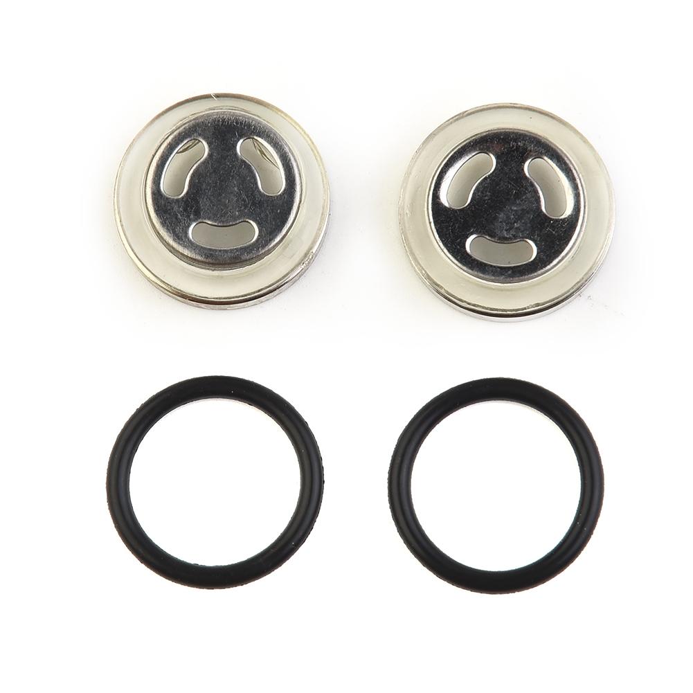 Sight Glass Len & Rubber Gasket 2pack Bike Motorcycle