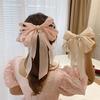 Korean Summer Organza Oversized Bow Hairpin for Women