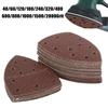 Aluminium Oxide Sandpaper Reddish Brown Sanding Paper Triangular