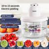 Automatic Fruit Peeler Machine Wireless Portable Grape/Apple/ Garlic/plum/Peach Peeler for Home, Fast & Easy Kitchen Gadget