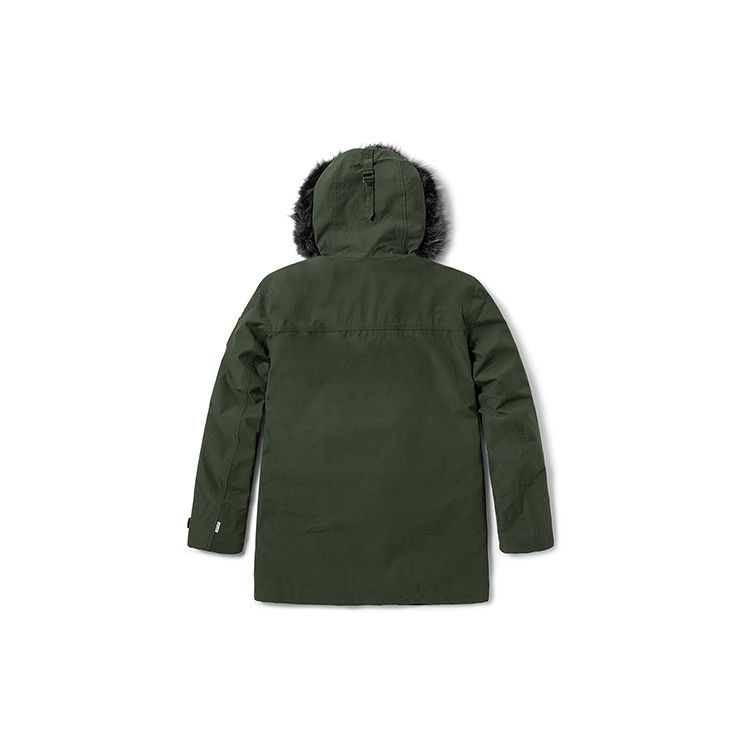 Timberland Outdoor 3-In-1 Warm Mid-Length Hooded Logo Jacket Men Jacket Green A2BBE-U31