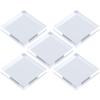 Tsukushi Science Acrylic 5 for and Other Plate Clear Display 60mm Blocks, 60x60x10mm, Pieces, Clear, Display, Photography, Uses, Base, Stand, Square,