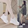 Spring/Summer 2024 Women’s 10cm Wedge Heel Low-top White Sneakers