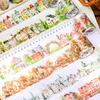 45mm*2m PET Tapes Dream Town House DIY Scrapbooking Decor Photo Album Collage Junk Journal Materials Aesthetics Stickers