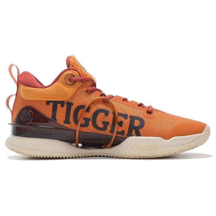 Li Ning Disney X Flash 8 Premium Tigger Low Top Basketball Shoes Men Sneakers Jam-Orange ABAS005-2