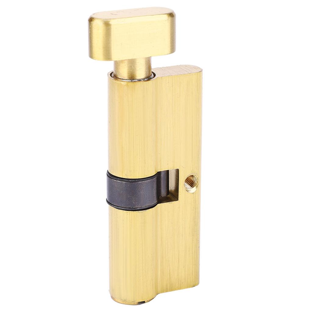 Copper Door Lock Cylinder 3 Keys Home Security Anti Theft Indoor Bedroom Entrance Lock Cylinder