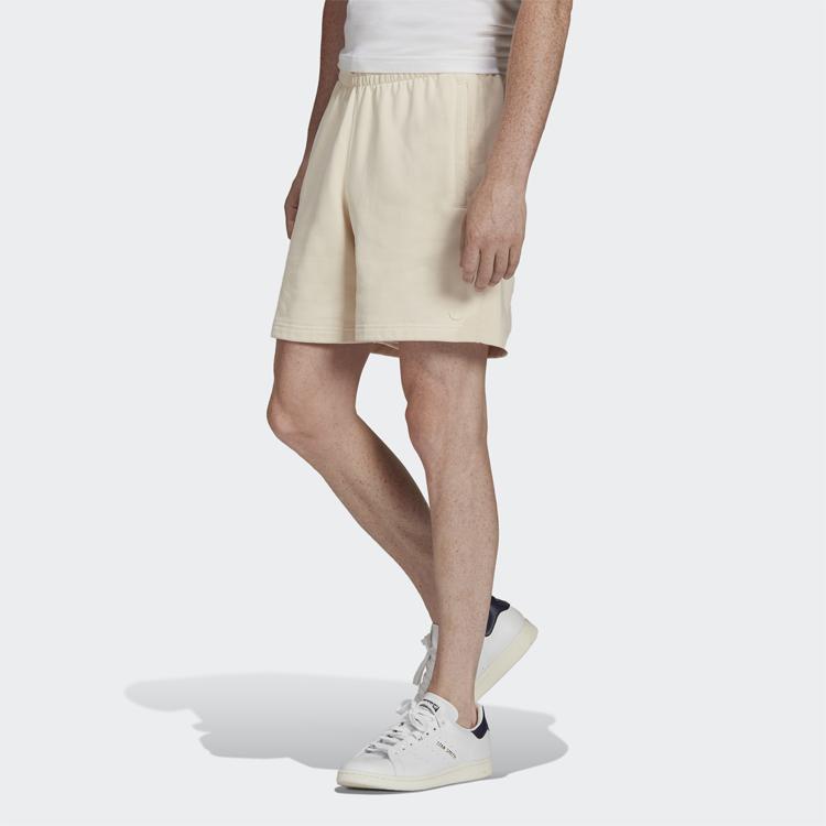 Adidas Originals Trefoil C Short Ft Sports Drawstring Shorts Men Bottoms Yellow HG4865