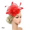 Hat Royal Ascot Race Wedding Fascinator Hats Headwear Cocktail Tea Party Feather Flower Headband