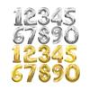 32 Inches Digit 0-9 Number Balloons Foil Balloons Birthday Party Decor Supplies Gold Silver Toy