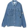 X NOCTA Opal Lily Pad Denim Shirt Blue Denim Men Streetwear FZ3260-486