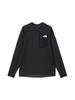 Expedition Dry Dot Crew Long Sleeve WL T-Shirt, Unisex, Black,