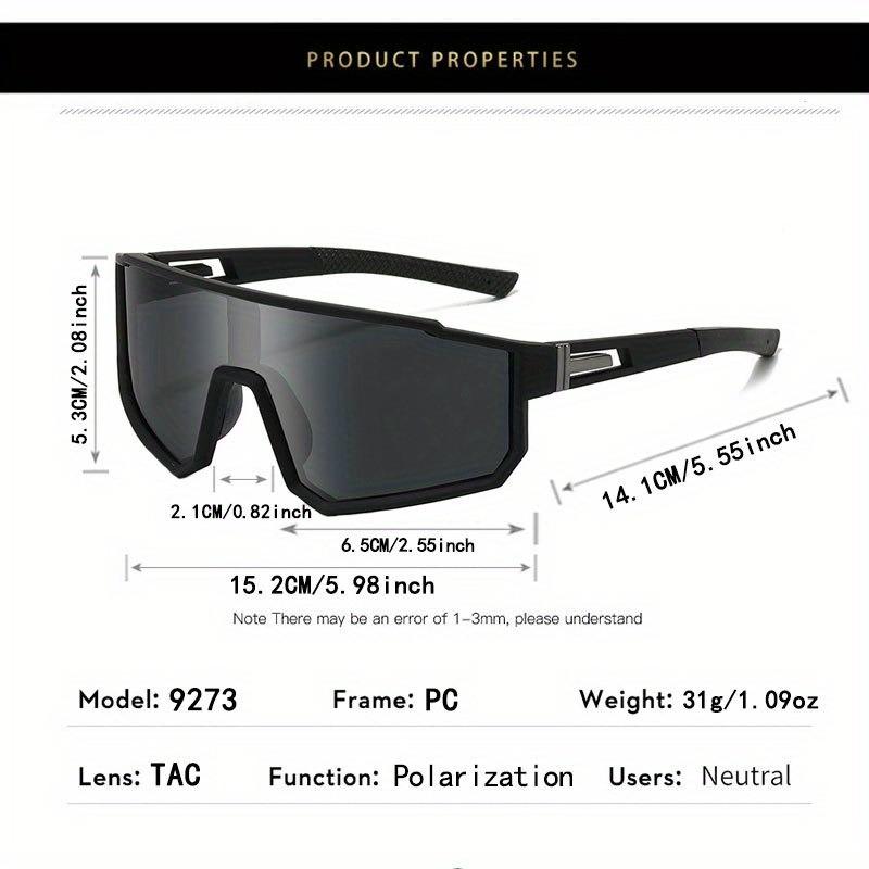 Outdoor Sports Cycling Sunglasses with Full Frame Integrated Lenses and Colorful Coated Sunglasses