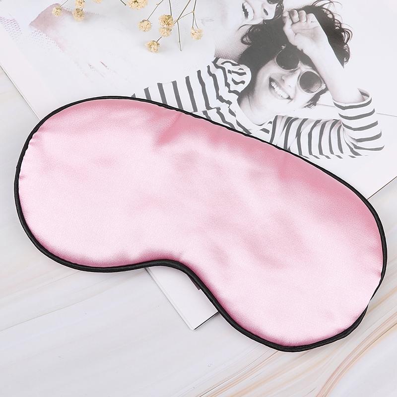 1 Pcs Eye Mask Soft Padded Travel Night Sleeping Blindfold Sleep Aid Shade Cover