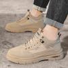 2025 Autumn New Men's Shoes Tooling Wind Martin Boots Casual Sports Work Waterproof Thick Sole Wear-resistant High Top