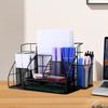 Desktop File Organizer, Holder, Storage, Storage Shelf Newspaper Files Shelves Rack for