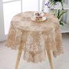 Nordic Round Table Fabric Lace Crochet Hollowed Out American Countryside Dining Tablecloth Tea Table Cloth Square Tablecloth