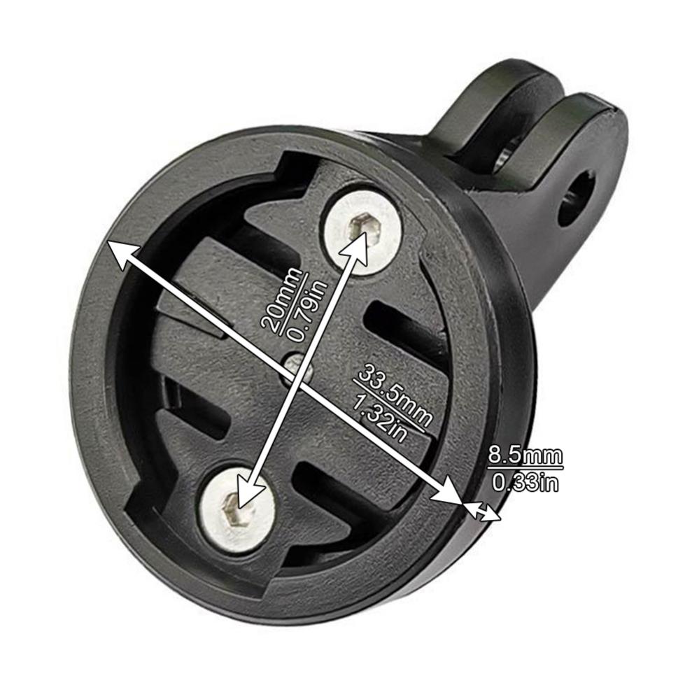 Camera Adaptor Mount Computer Base Kit Bicycle Computer Camera Mount Fit for Garmin Go Pro