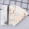 30pcs Chinese Style Paper Bookmarks Painting Cards Beautiful Boxed Bookmark Commemorative Gifts