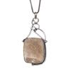 Necklace Fossil Coral Gemstone Handmade Jewelry 2.75"