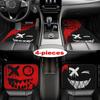 Universal Four-Piece Dirt-Resistant Polyester Car Floor Mats Set