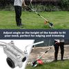 Weed Eater Handle Ergonomic Trimmer Grip Weed Eater Attachment Handle with Bracket Clamp for Landscaping Lawn Care Yard Trimming
