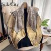 High-quality Luxurious Silk Scarves Headband Scarfs Neck Scarf For Women Chain Silk Scarf Women's Decorative Shawl