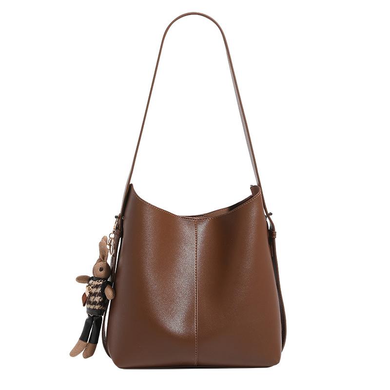 Niche Female Bag Crossbody Bag Bucket Bag Fashion All-in-one Large Capacity Single Shoulder Underarm Bag