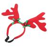 Pet Christmas Headband Adjustable Deer Horn for 4Pcs Holiday Decor