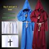 Halloween Medieval Monk Wizard Priest Cosplay Robe