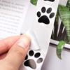 500 Pcs Dog Paw Dog Paw Sticker Colorful/Black Pet Dog Paw Sticker Hand Account Stickers  Children