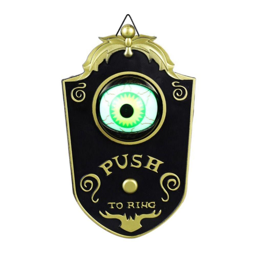 Electric Sounding Eyeball Doorbell Decorative Hanging Doorbell Halloween Doorbell Halloween