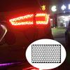 1Pcs Car Rear Tail Light Honeycomb Gaphic Stickers Hollow Auto Lamp Shield