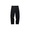 Solid Color Brand Logo Print Drawstring Elastic Waist Sports Pants Men Bottoms Black 152031311-2