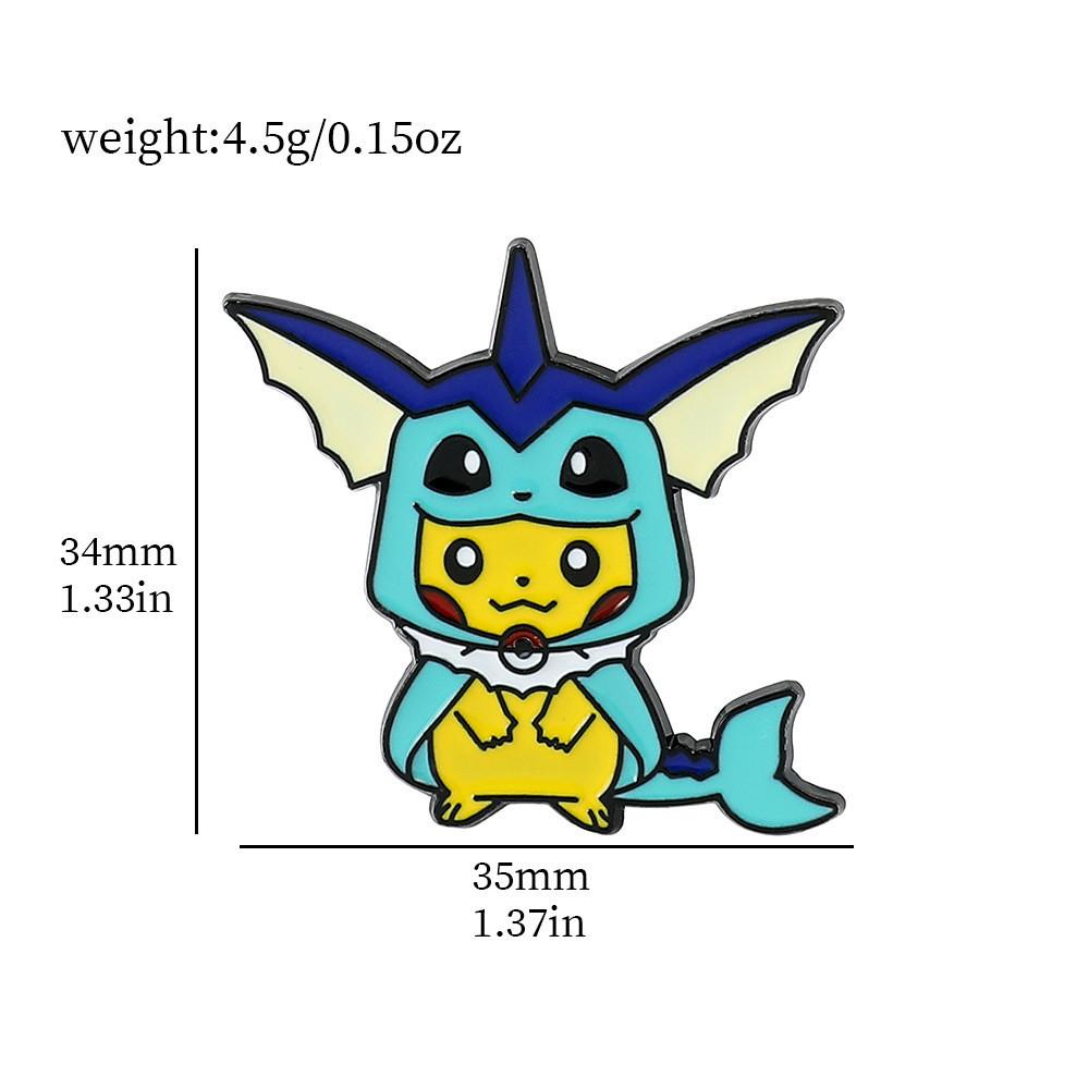 Cartoon Pikachu Unique Metal Pin Perfect For Collectors Fans And