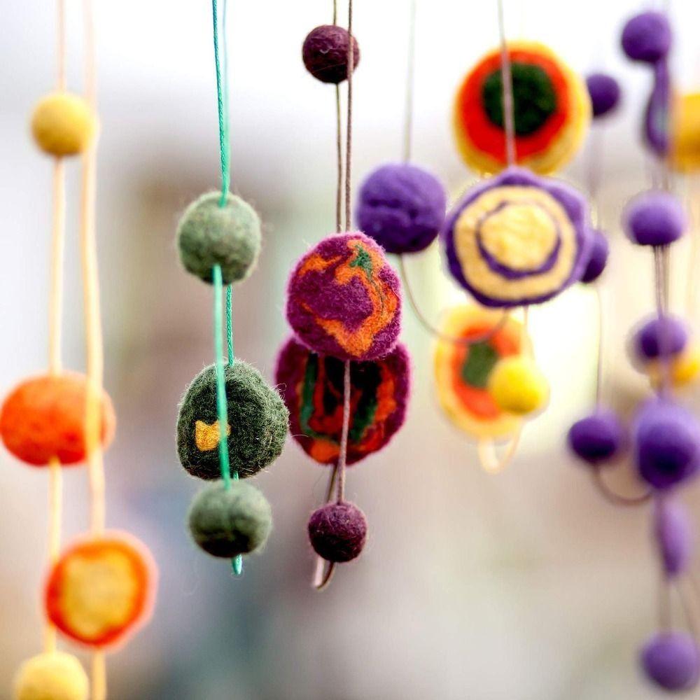 Chain Handmade Felt Needle 25 Colors Needle Felting Kit Wool Felting Tools Diy Sheep Wool Felt Toy