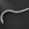17MM Keel Chain Bracelet For Men Old Silver Color Stainless Steel Men's Bracelets Accessories Vintage Bikers Jewelry Armband