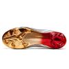 Ronaldo Gold-plated Seamless Fly-woven Football Shoes, Youth Spikes, Artificial Grass Game Training Shoes