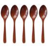 Wooden Lacquered Curry Set of Current Model J-kitchens Spoons, 5, 18.5x4cm,