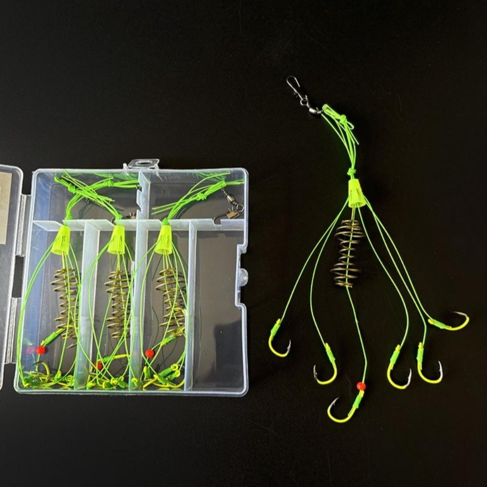 Carbon Steel Bait Fishhooks Hanging Tackle Stainless Steel Feeder hook Fishing Bait Fishing