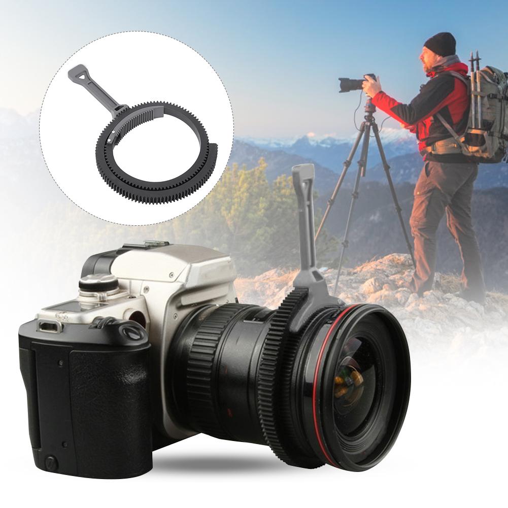 Plastic Durable Adjustable Zoom Follow Focus Focusing Handle Lever with Gear Ring for DSLR