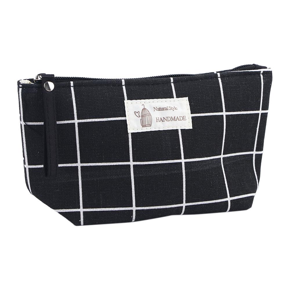 Cosmetic Bags Portable Canvas Animal Pattern Wash Pouch Multi-function Item Storage Bags