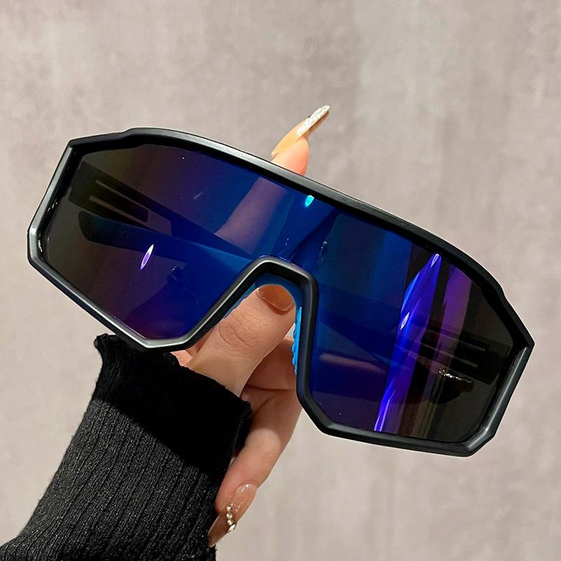 Outdoor Sports Cycling Sunglasses with Full Frame Integrated Lenses and Colorful Coated Sunglasses