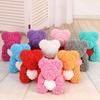 500 Pieces Teddy Bear of Roses 3.5cm Foam Wedding Decorative Christmas Decor for Home Diy Gifts Box Artificial Flowers KTY