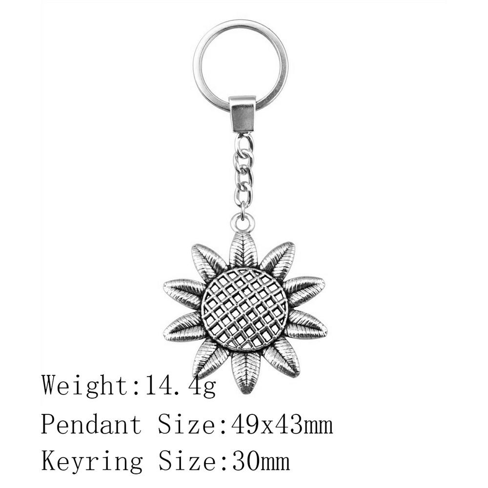 Valentine's Day Car Key Ring The Flower Of Life Keychains Backpack Key Chain For Car